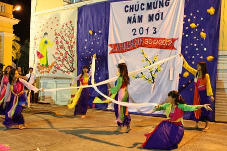 Tết sớm của sinh viên Việt Nam ở Hòn đảo Tự do ảnh 1