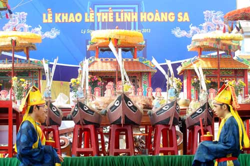 Lễ khao lề thế lính Hoàng Sa tại Lý Sơn ảnh 4