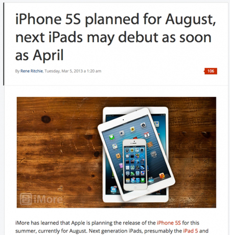 'Toàn cảnh' dự báo về iPhone 5S ảnh 5