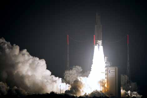 Châu Âu phóng thành công tàu vũ trụ lên ISS ảnh 1