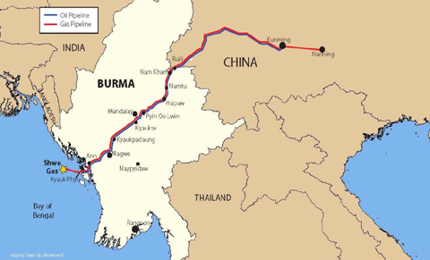 Trung Quốc vận hành đường ống dẫn khí qua Myanmar ảnh 1