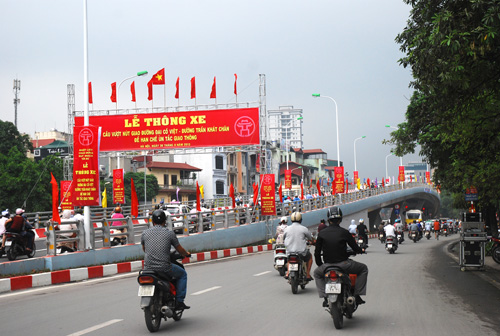 Cầu vượt Trần Khát Chân - Đại Cồ Việt đi vào hoạt động ảnh 2