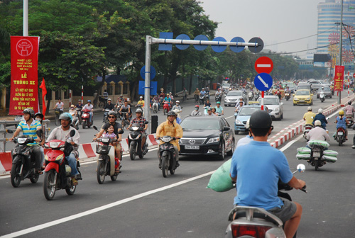 Cầu vượt Trần Khát Chân - Đại Cồ Việt đi vào hoạt động ảnh 3