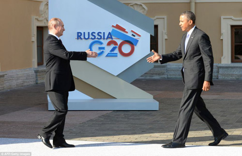 Putin tươi rói đón Obama dự thượng đỉnh G20 ảnh 4