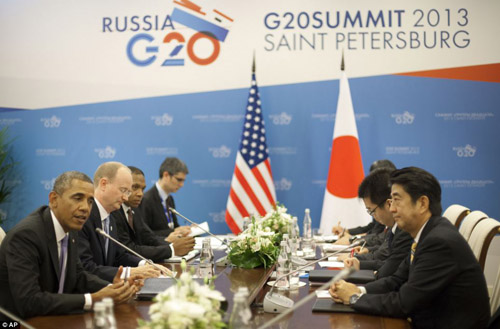 Putin tươi rói đón Obama dự thượng đỉnh G20 ảnh 5