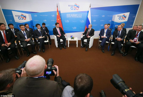 Putin tươi rói đón Obama dự thượng đỉnh G20 ảnh 6