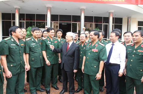 Tổng Bí thư dự Lễ khai giảng Học viện Quốc phòng ảnh 1