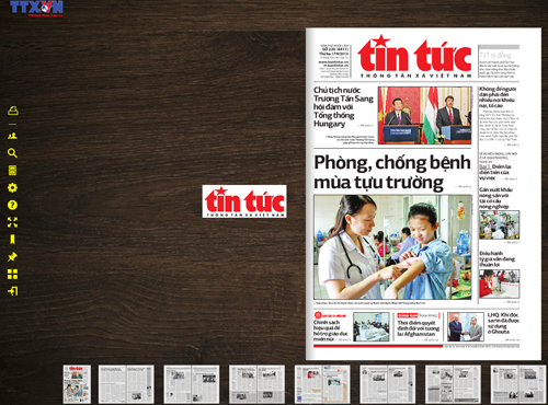 Báo Tin Tức đưa vào sử dụng phiên bản số