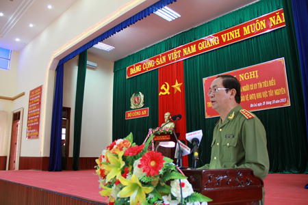 Trao đổi kinh nghiệm phong trào bảo vệ an ninh Tây Nguyên