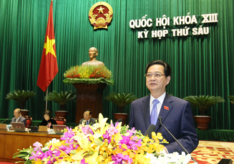 Thủ tướng gặp mặt các nữ Đại biểu Quốc hội khóa XIII ảnh 1