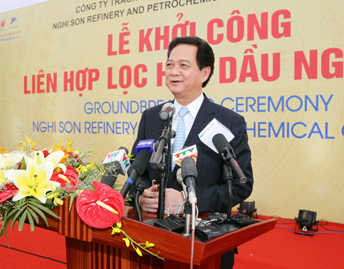 Khởi công dự án Liên hợp lọc hóa dầu Nghi Sơn ảnh 1
