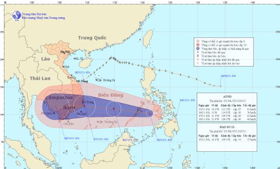 Áp thấp mạnh lên thành bão ảnh 1
