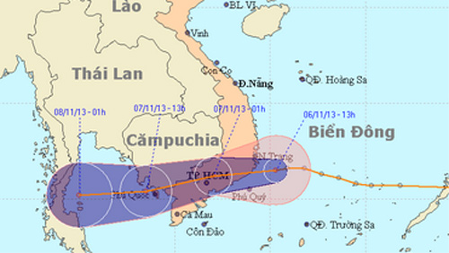 Áp thấp nhiệt đới cách bờ khoảng 150km ảnh 1
