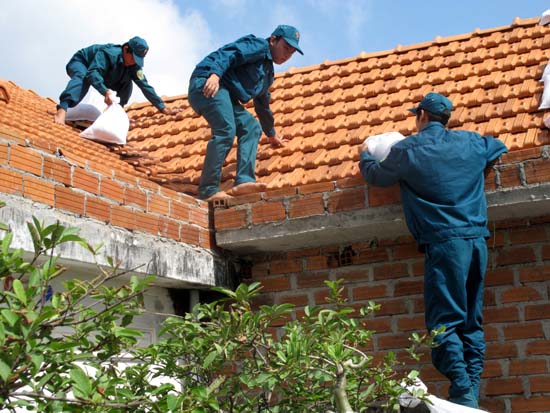 Hầm hập không khí phòng chống siêu bão ảnh 8