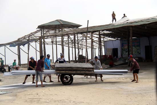 Hầm hập không khí phòng chống siêu bão ảnh 10
