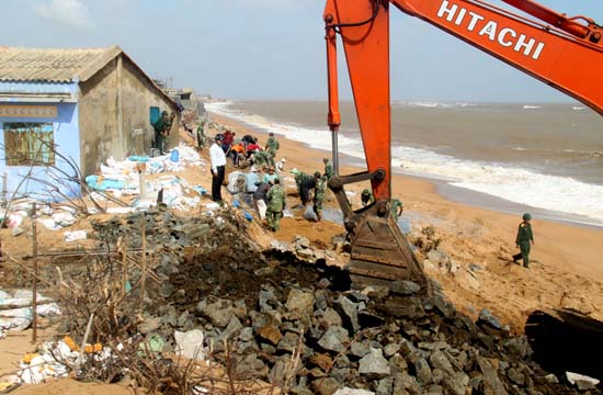 Hầm hập không khí phòng chống siêu bão ảnh 11