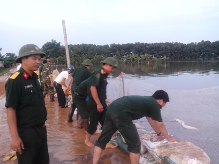 Bộ Tư lệnh Thủ đô huy động 100% cán bộ, chiến sỹ trực bão