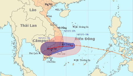 Áp thấp nhiệt đới mạnh lên thành bão số 15 ảnh 1