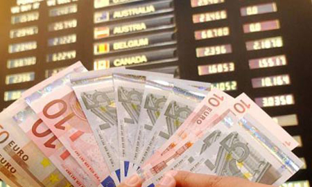 Euro tăng lên mức cao nhất trong 4 năm
