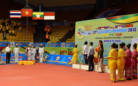 Đoàn Việt Nam đoạt 4 HCV liên tiếp tại SEA Games 27 ảnh 1