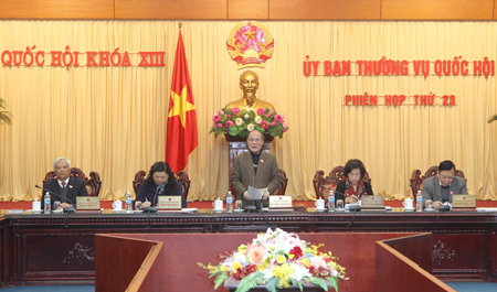 Thông cáo phiên họp thứ 23 Ủy ban thường vụ Quốc hội khóa XIII ảnh 1