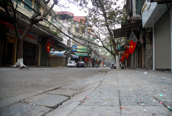 Hà Nội: Khoảng lặng sáng mùng 1 Tết ảnh 6