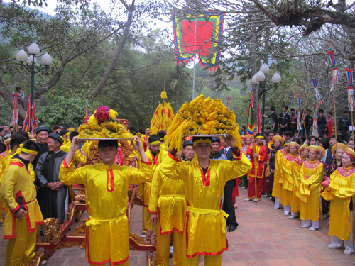 Hội Gióng đầu xuân tại đền Sóc ảnh 2