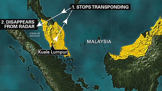 Máy bay Malaysia bay chệch đường hàng trăm km? ảnh 1