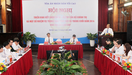 Thực hiện chiến lược cải cách tư pháp đến năm 2020 trong ngành Tòa án nhân dân ảnh 2