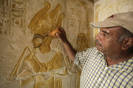 Ai Cập phát hiện lăng mộ nhà văn thời Pharaoh ảnh 1
