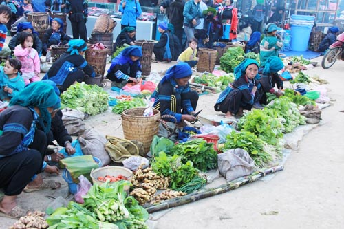 Sắc xanh chợ phiên Ý Tý ảnh 4
