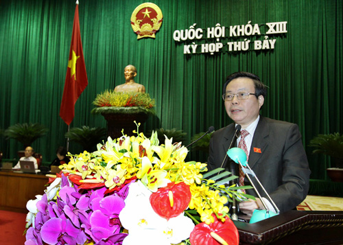 Đề nghị Quốc hội phê chuẩn quyết toán ngân sách 2012 ảnh 1