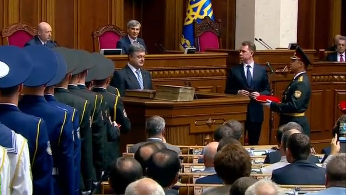 Ông Poroshenko nhậm chức Tổng thống Ukraine ảnh 1