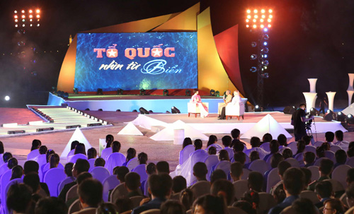 Cầu truyền hình “Tổ quốc nhìn từ biển” ảnh 1