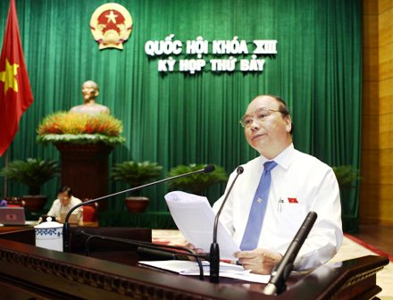 Báo cáo giải trình và trả lời chất vấn của PTT Nguyễn Xuân Phúc ảnh 1