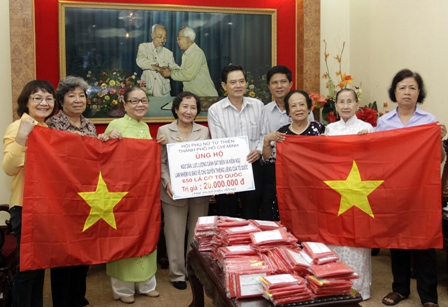 Kịp thời động viên lực lượng Cảnh sát biển, Kiểm ngư và ngư dân ảnh 1