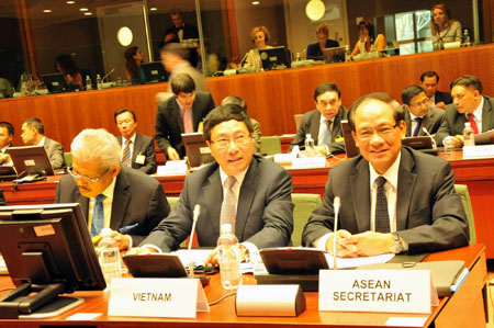 ASEAN-EU nhất trí hướng tới quan hệ đối tác chiến lược ảnh 1