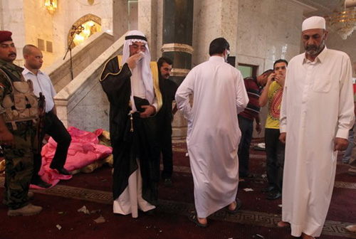Xả súng vào nhà thờ Hồi giáo Sunni ở Iraq ảnh 1