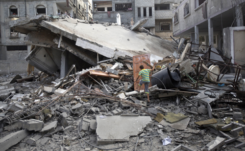 Bom Israel san phẳng 2 cao ốc ở Gaza ảnh 1
