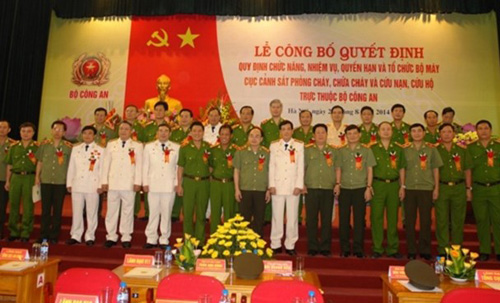 Ra mắt Cục Cảnh sát phòng cháy, chữa cháy và cứu nạn, cứu hộ ảnh 1
