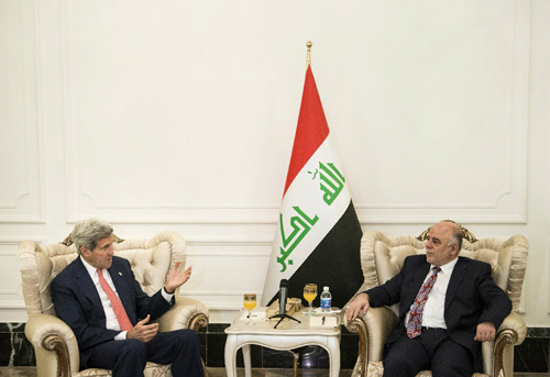 Ngoại trưởng Mỹ thảo luận với Iraq về chiến lược chống IS ảnh 1