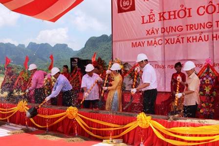 Khởi công Trung tâm may mặc xuất khẩu Hòa Bình ảnh 3