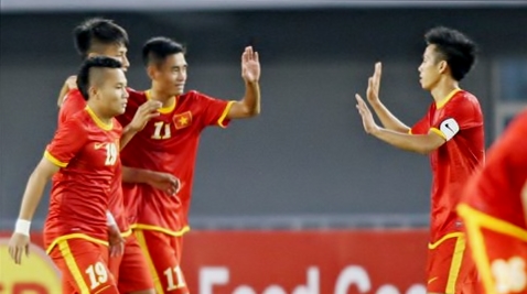 Olympic Việt Nam đứng đầu bảng ảnh 1