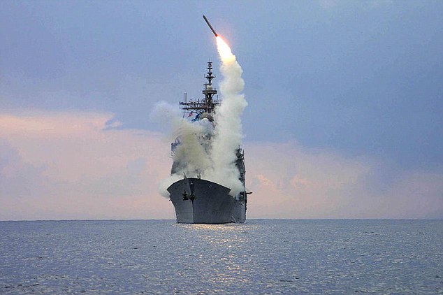 Xem tàu chiến Mỹ phóng Tomahawk vào lãnh thổ Syria ảnh 9