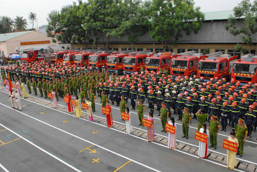 Ấn tượng hội thi chữa cháy và cứu nạn, cứu hộ ảnh 3