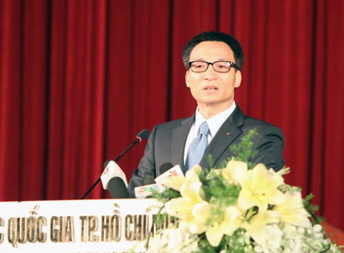 Phó Thủ tướng Vũ Đức Đam làm việc tại Đại học Quốc gia TPHCM ảnh 2