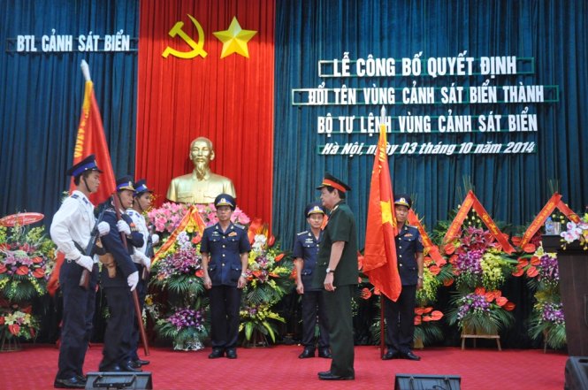 Đổi tên Vùng Cảnh sát biển thành Bộ Tư lệnh Vùng Cảnh sát biển ảnh 1
