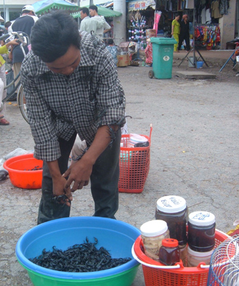 Chợ đặc sản vùng biên mùa nước nổi ảnh 4