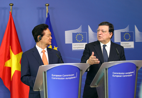 Tuyên bố chung Việt Nam - EU về định hướng kết thúc đàm phán EVFTA ảnh 1