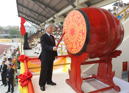 Tổng Bí thư Nguyễn Phú Trọng dự Lễ khai giảng Học viện An ninh nhân dân ảnh 1